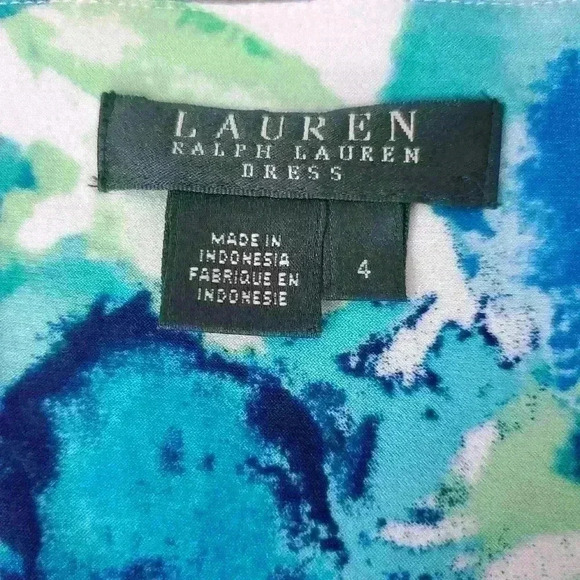 RALPH LAUREN floral sleeveless dress. Size  6 - Picture 9 of 10